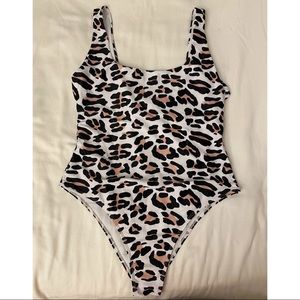 Leopard One Piece Swimsuit